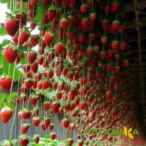Клубника ампельная Анастасия купить по цене от 370р. в интернет-магазине «Посадика» с доставкой почтой в в Волхове и по всей России – [изображение №1].