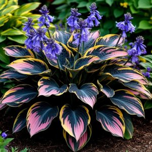 Хоста Пайн Эхо купить по цене от 699р. в интернет-магазине «Посадика» с доставкой почтой в в Волхове и по всей России – [изображение №1].